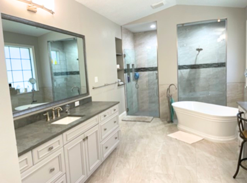 Designing a Transitional Bathroom | Combining Classic and Modern Elements